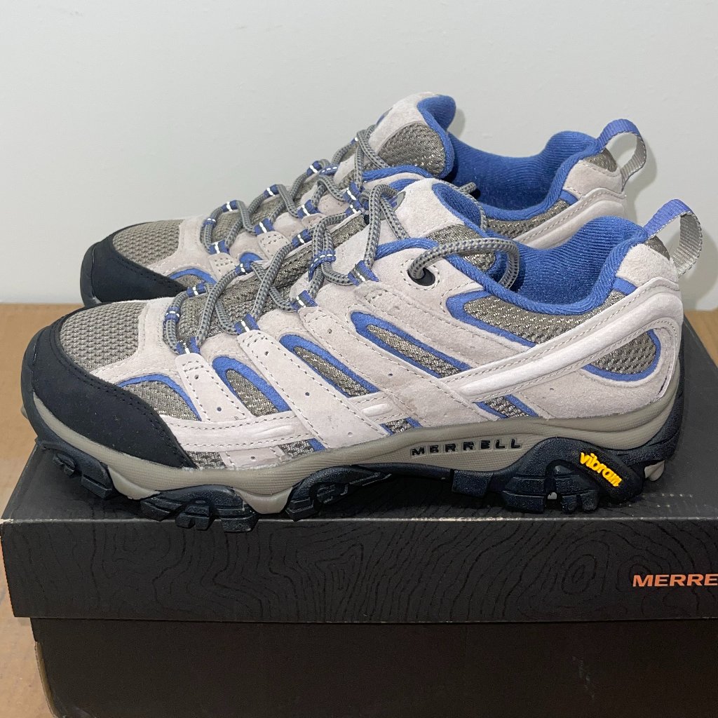 Women’s Merrell Moab 2 Vent (Jo6018) Aluminum/Marlin Hiking Shoes Size 9.5